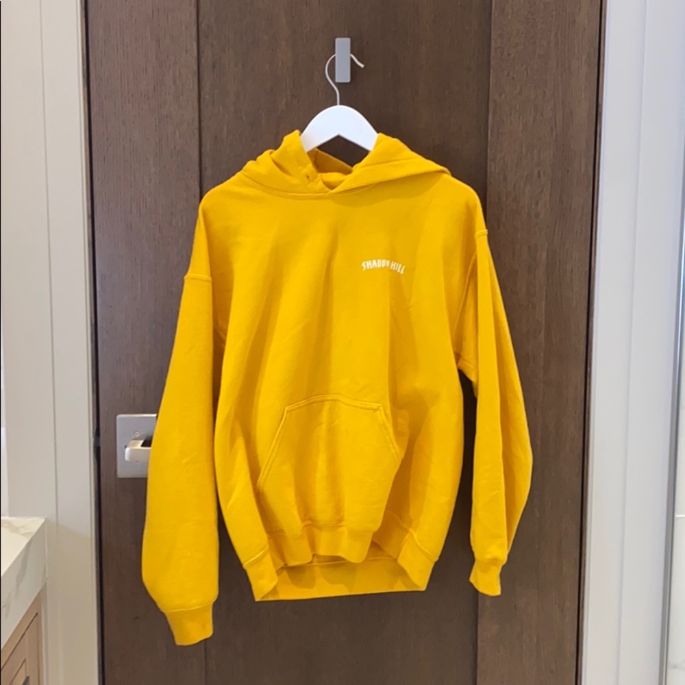 Yellow shadow hill hoodie